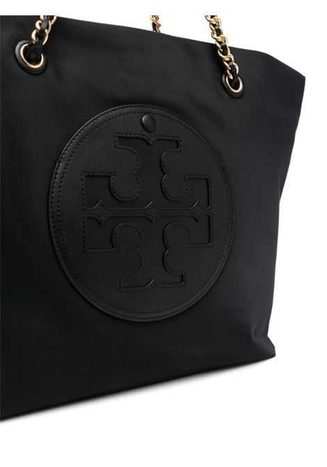 Black Ella logo-patch tote bag - TORY BURCH women TORY BURCH | 152313001